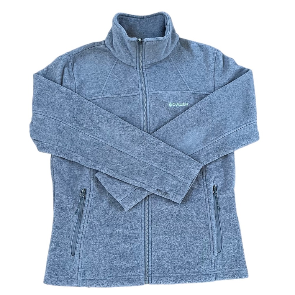 Columbia Gray Full-Zip Fleece Jacket Women’s L